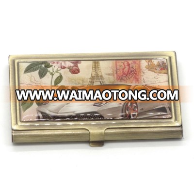 Custom Logo Business Card Holder Metal Business Card Case